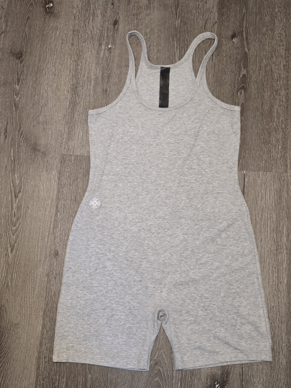 BNWOT Chrome Hearts Grey Romper Womens Large